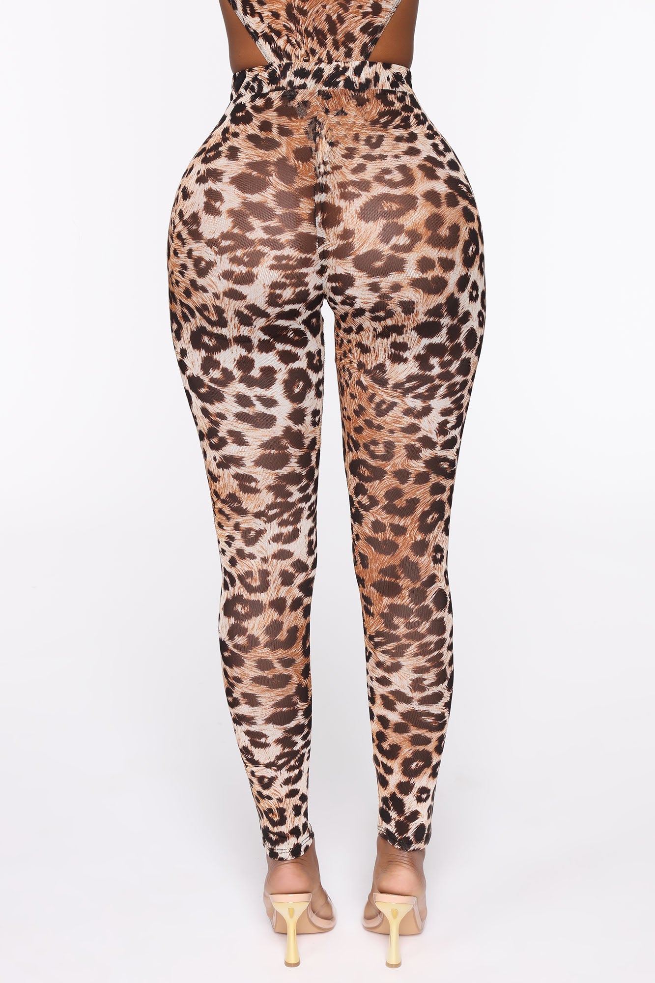 Feline Sexy Matching Set - Brown/combo