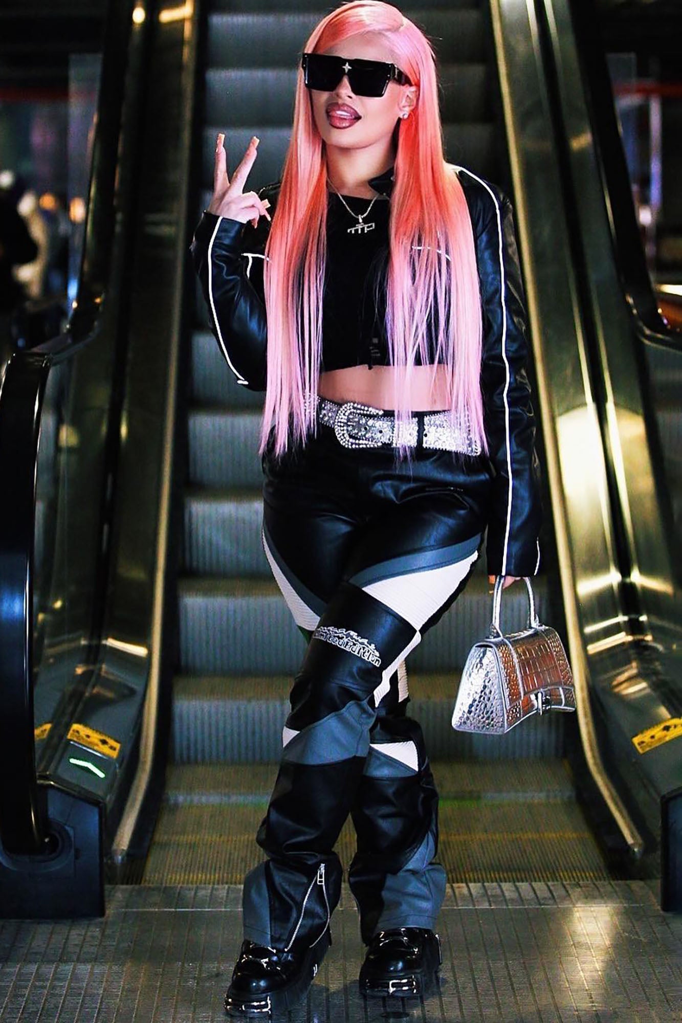 Lets Ride Moto Pant - Black/combo