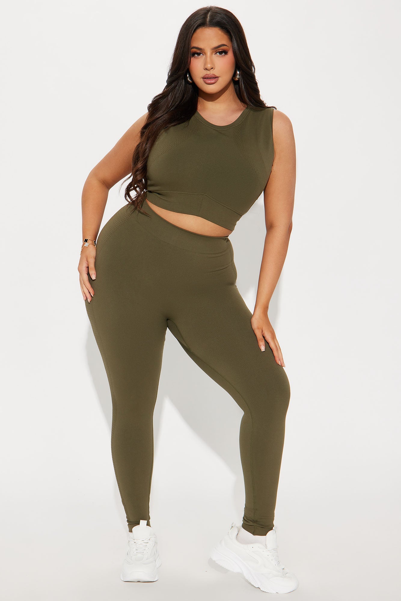 Cool Breeze Active Sports Bra - Olive