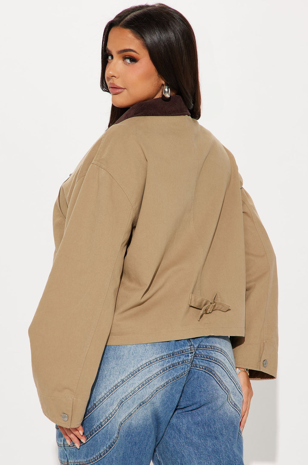 Joelle Barn Jacket - Taupe