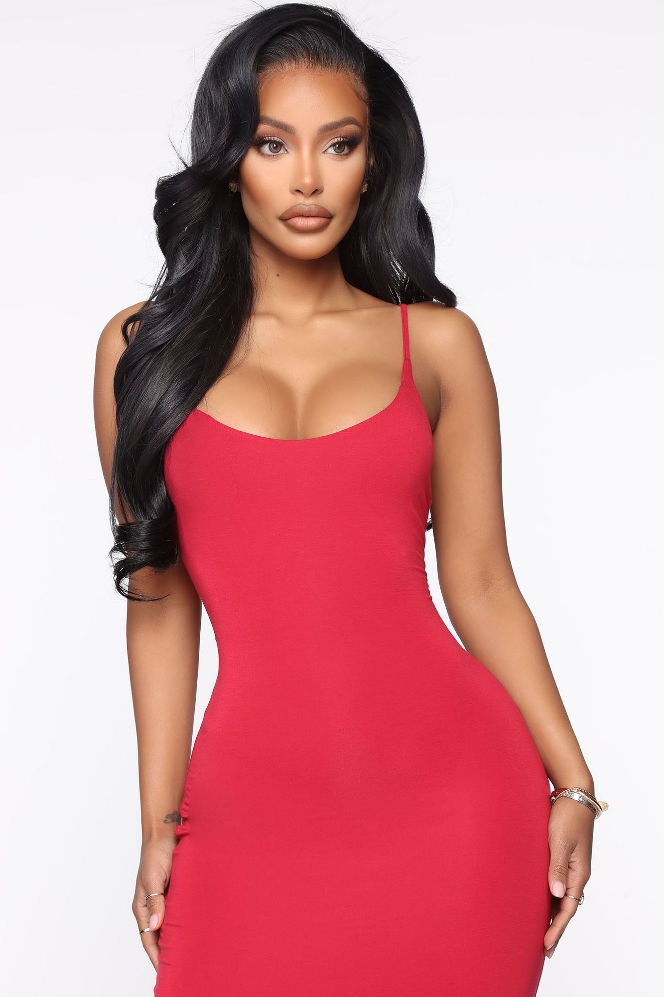 Ajay Maxi Dress - Red