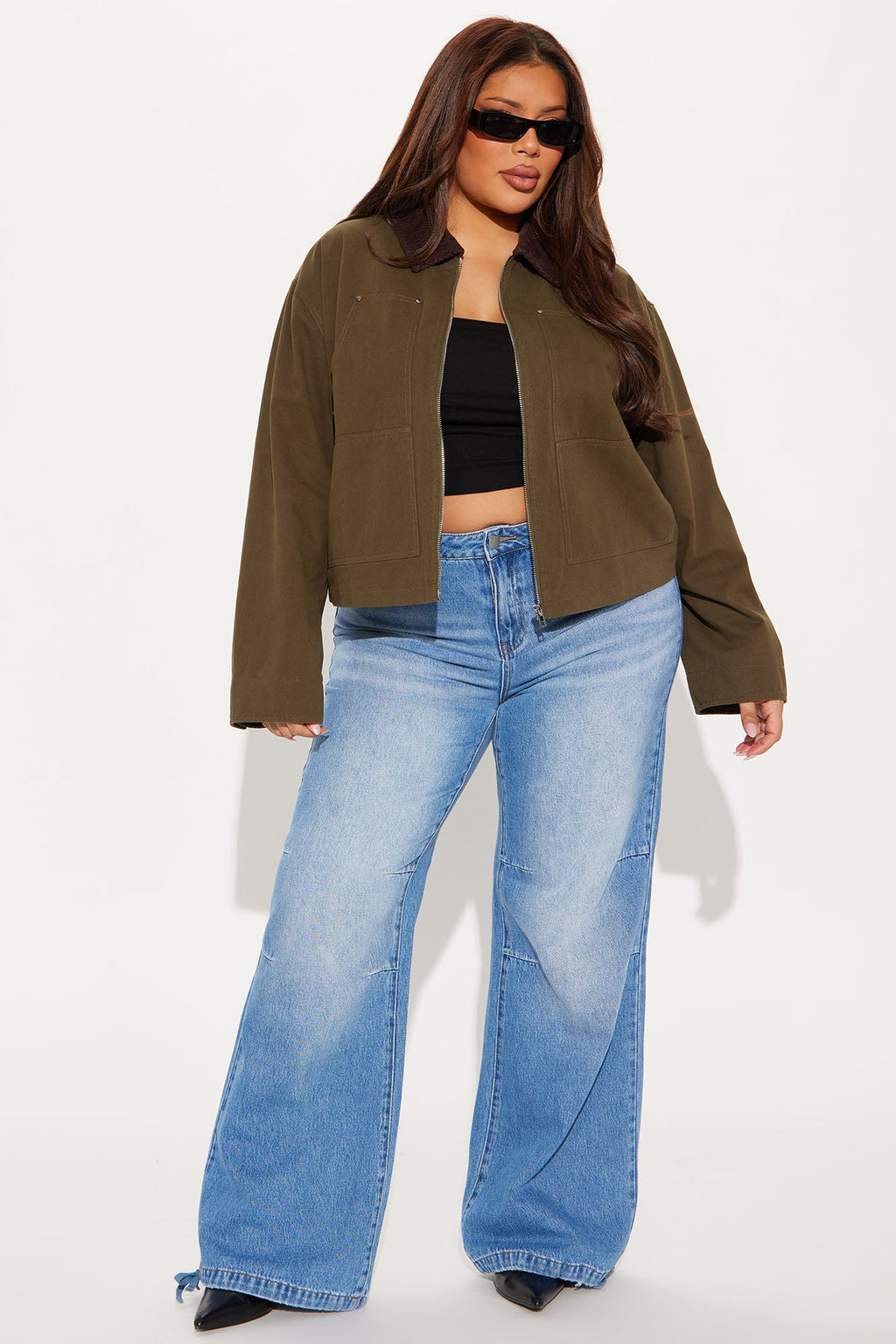 Joelle Barn Jacket - Olive