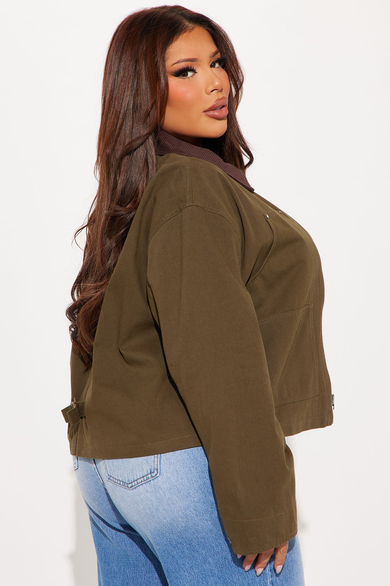 Joelle Barn Jacket - Olive