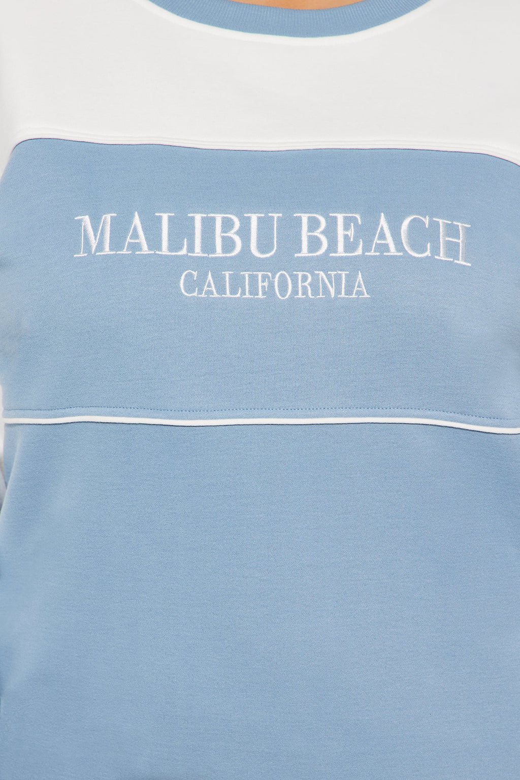 Malibu Fleece Wide Leg Sweatsuit Set - Dusty Blue