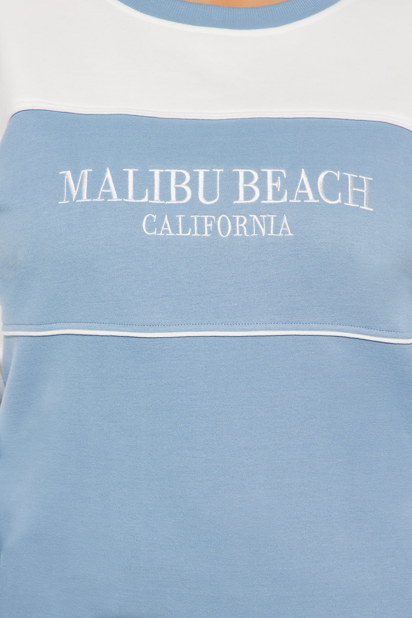Malibu Fleece Wide Leg Sweatsuit Set - Dusty Blue