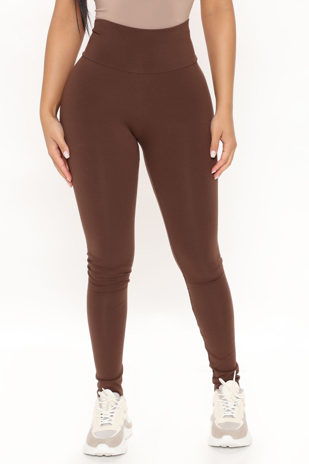 Running Around High Rise Legging - Chocolate