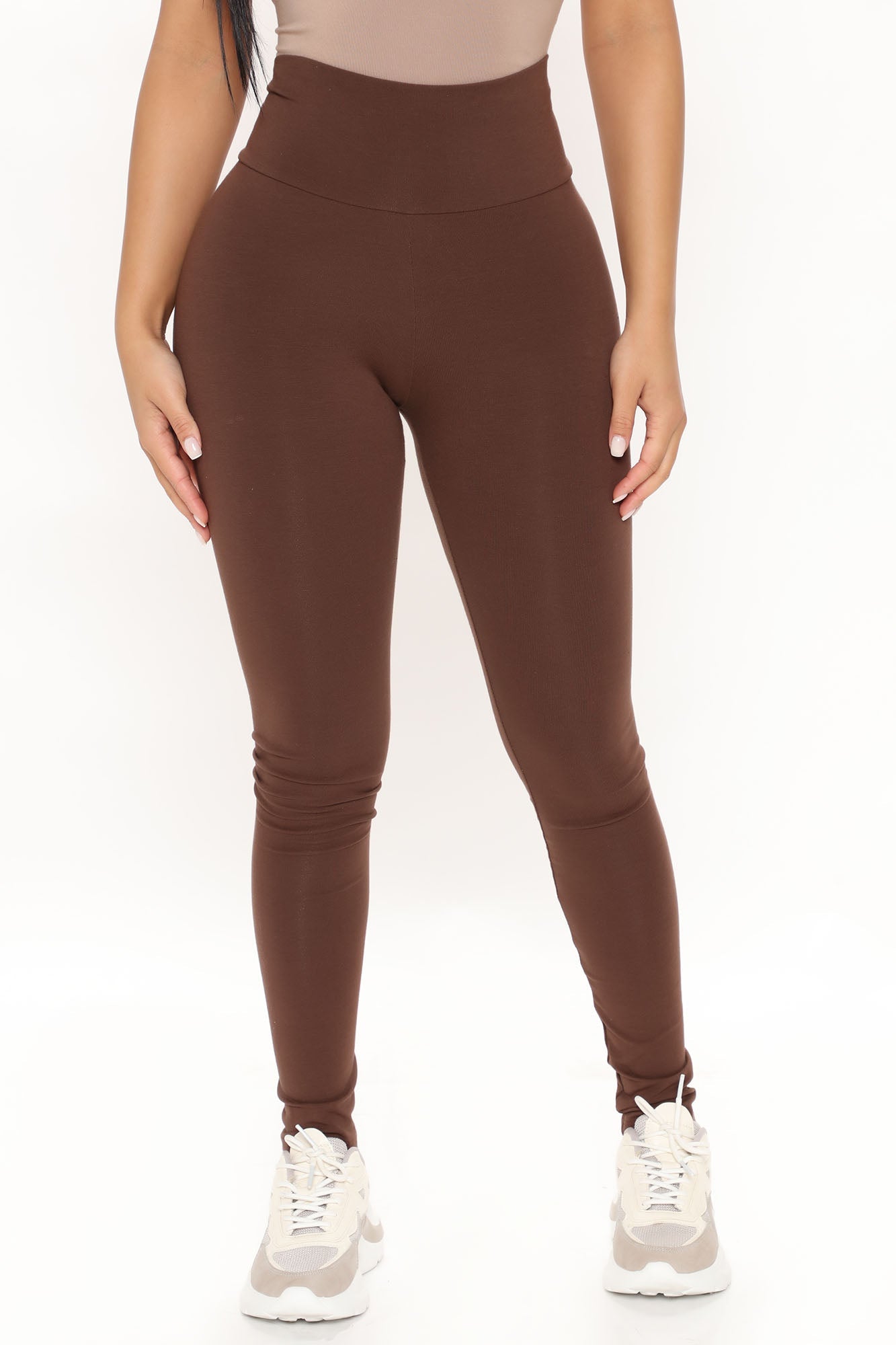 Running Around High Rise Legging - Chocolate
