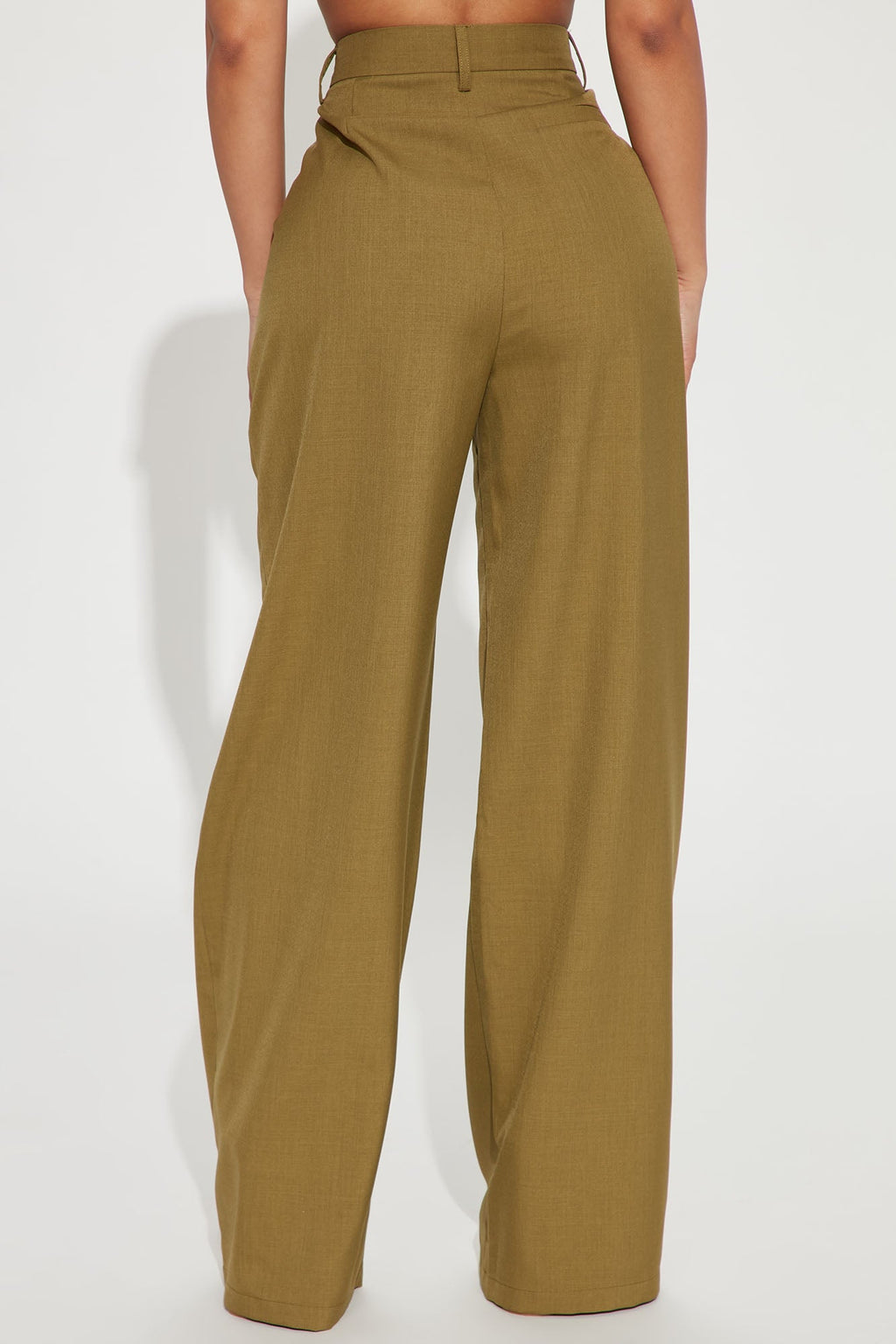 Karli Wide Leg Pant - Chartreuse