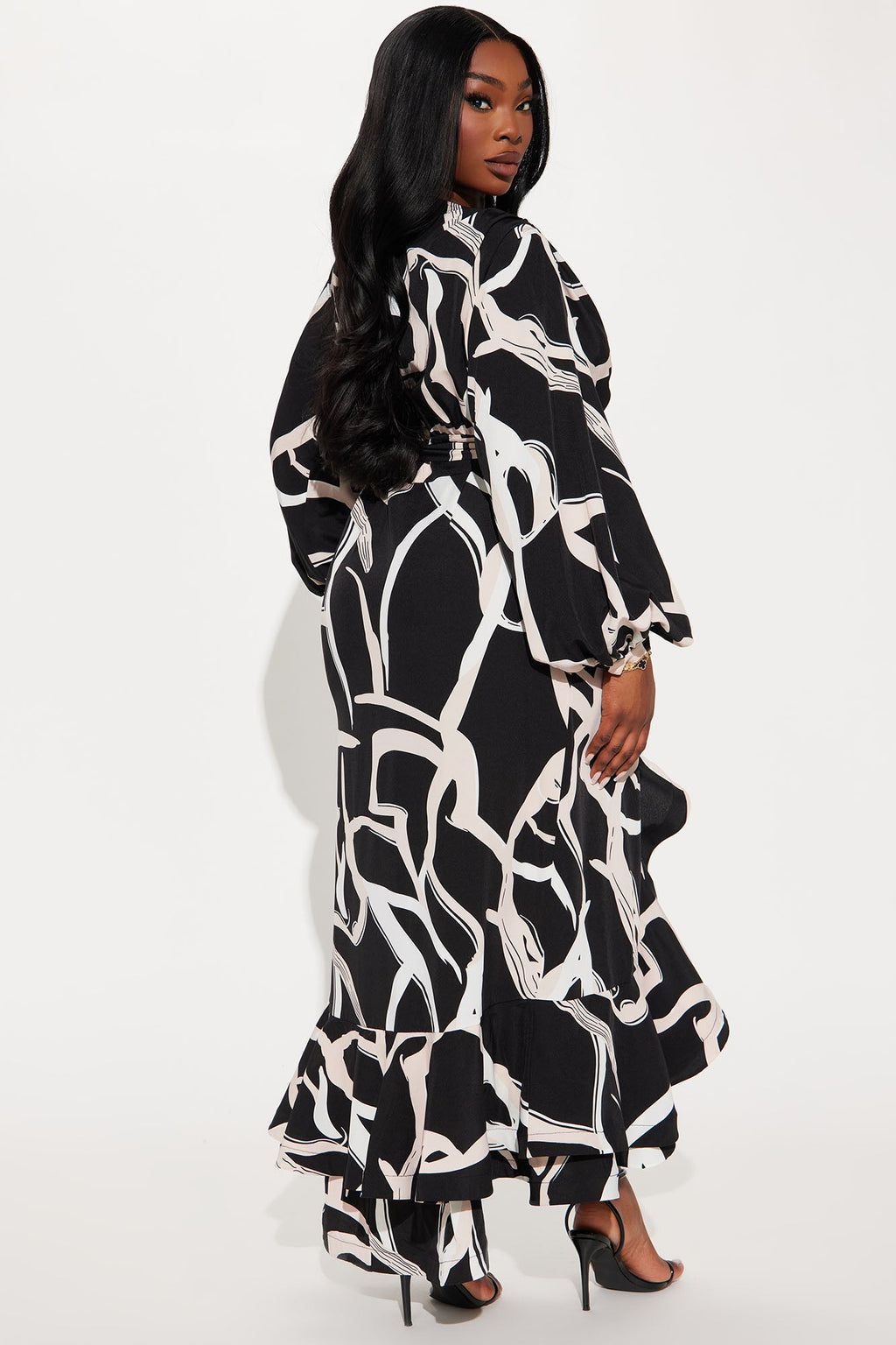 Fully Devoted Maxi Dress - Black/combo