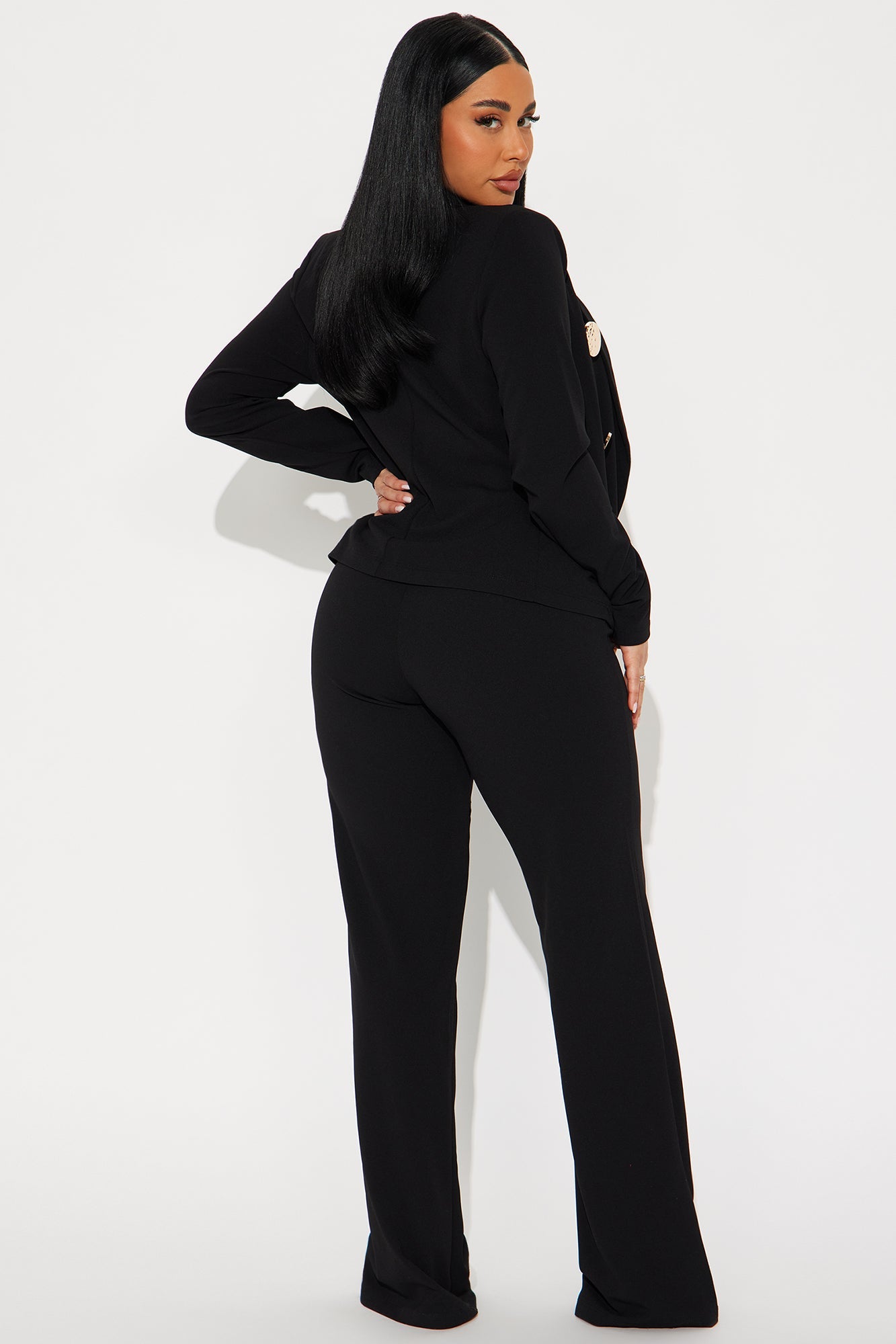 Emory Blazer and Pant Set - Black