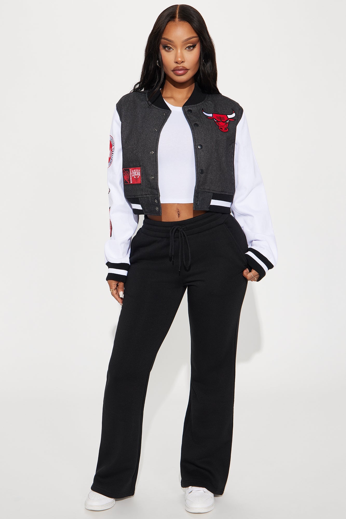 Bulls Home Game Jacket - Black Wash