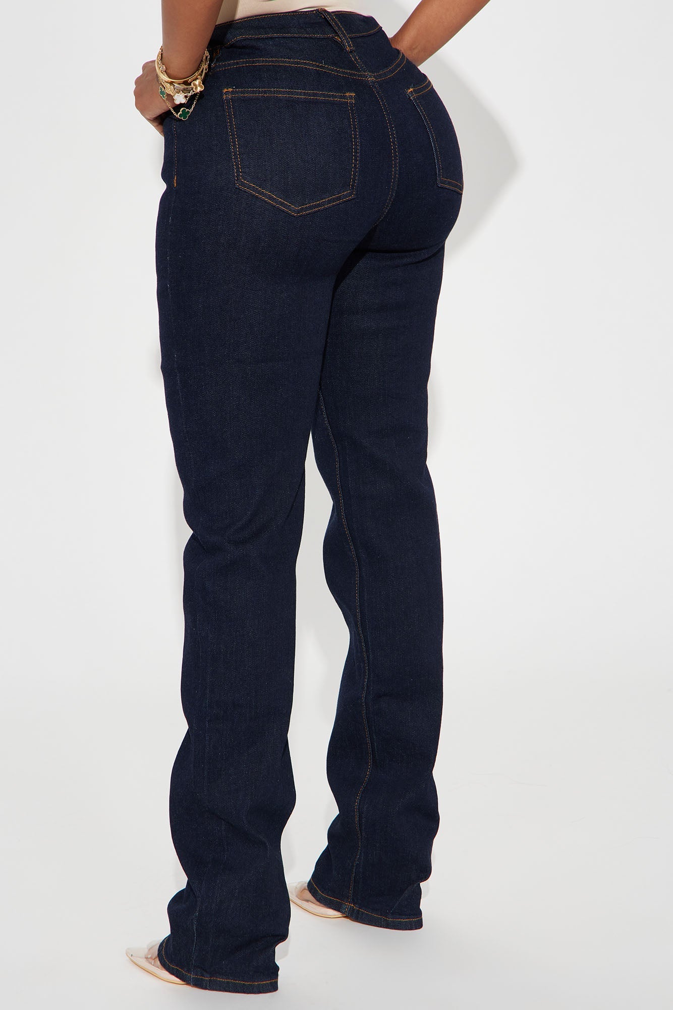 Erin Straight Leg Jeans - Dark Wash