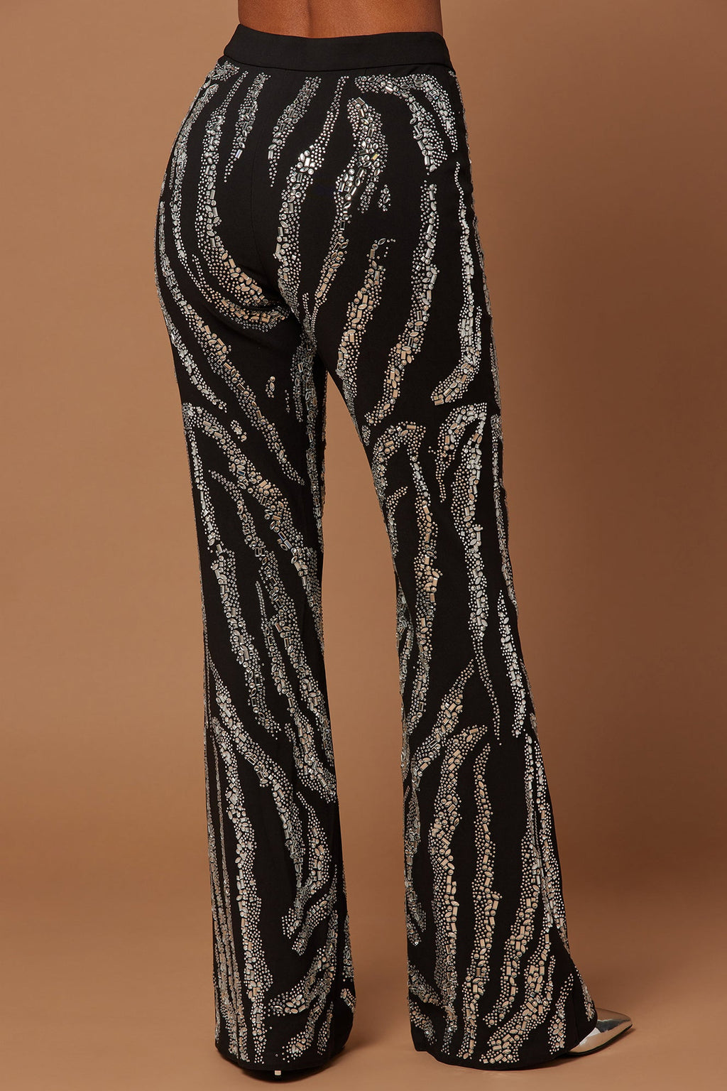 Amira Embellished Pant - Black
