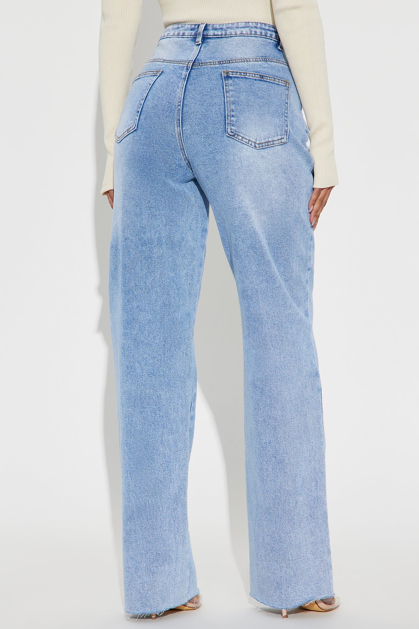 Tall Sameena Stretch Straight Leg Jeans - Light Wash