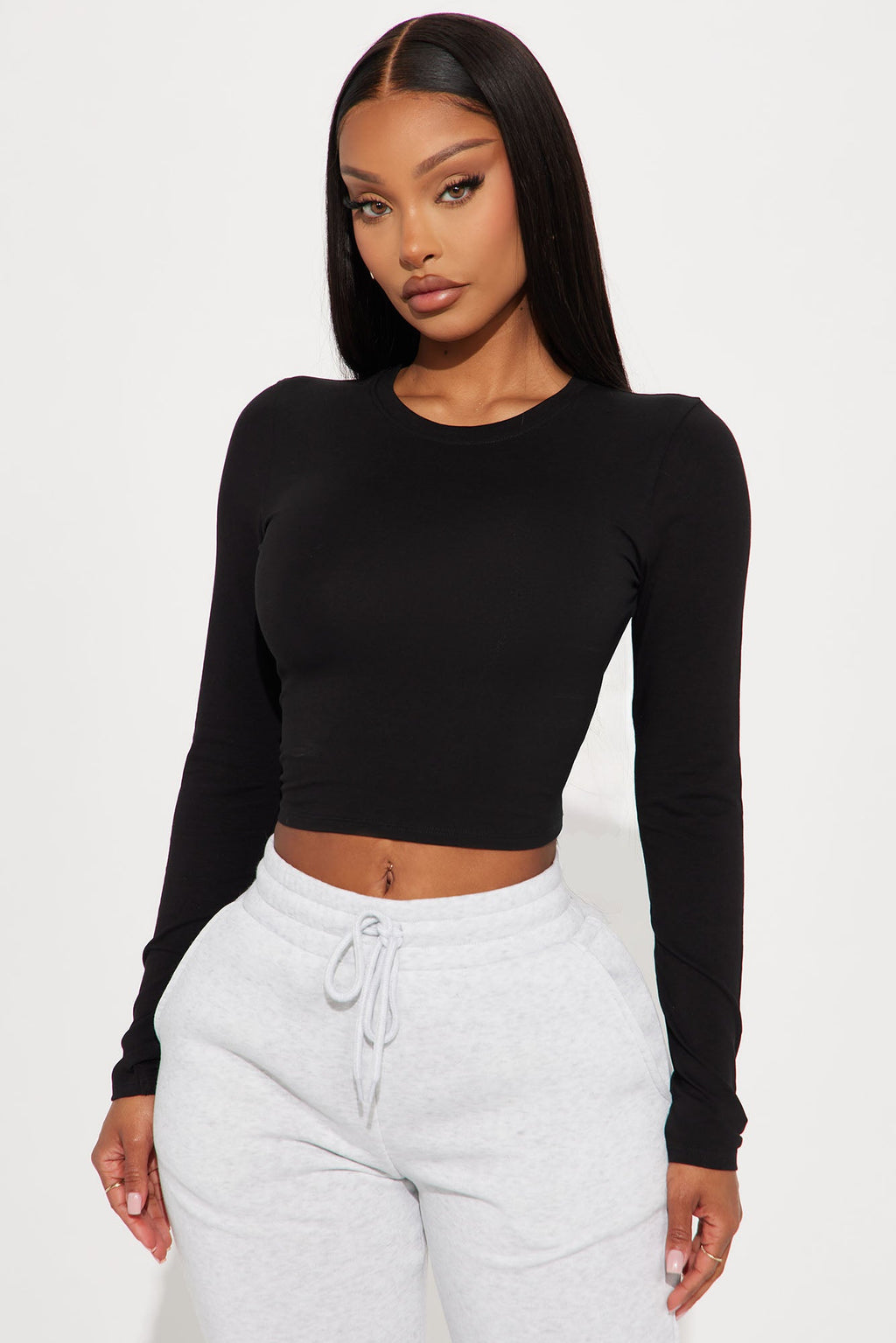 Robin Long Sleeve Top - Black