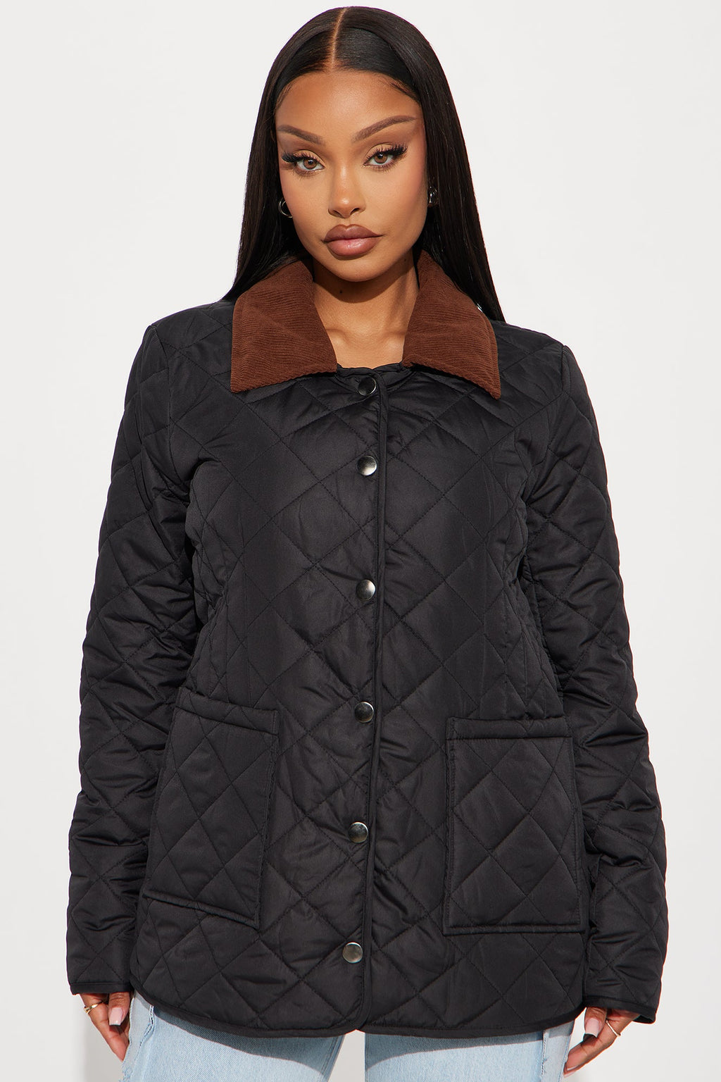 Jasmine Quilted Jacket - Black