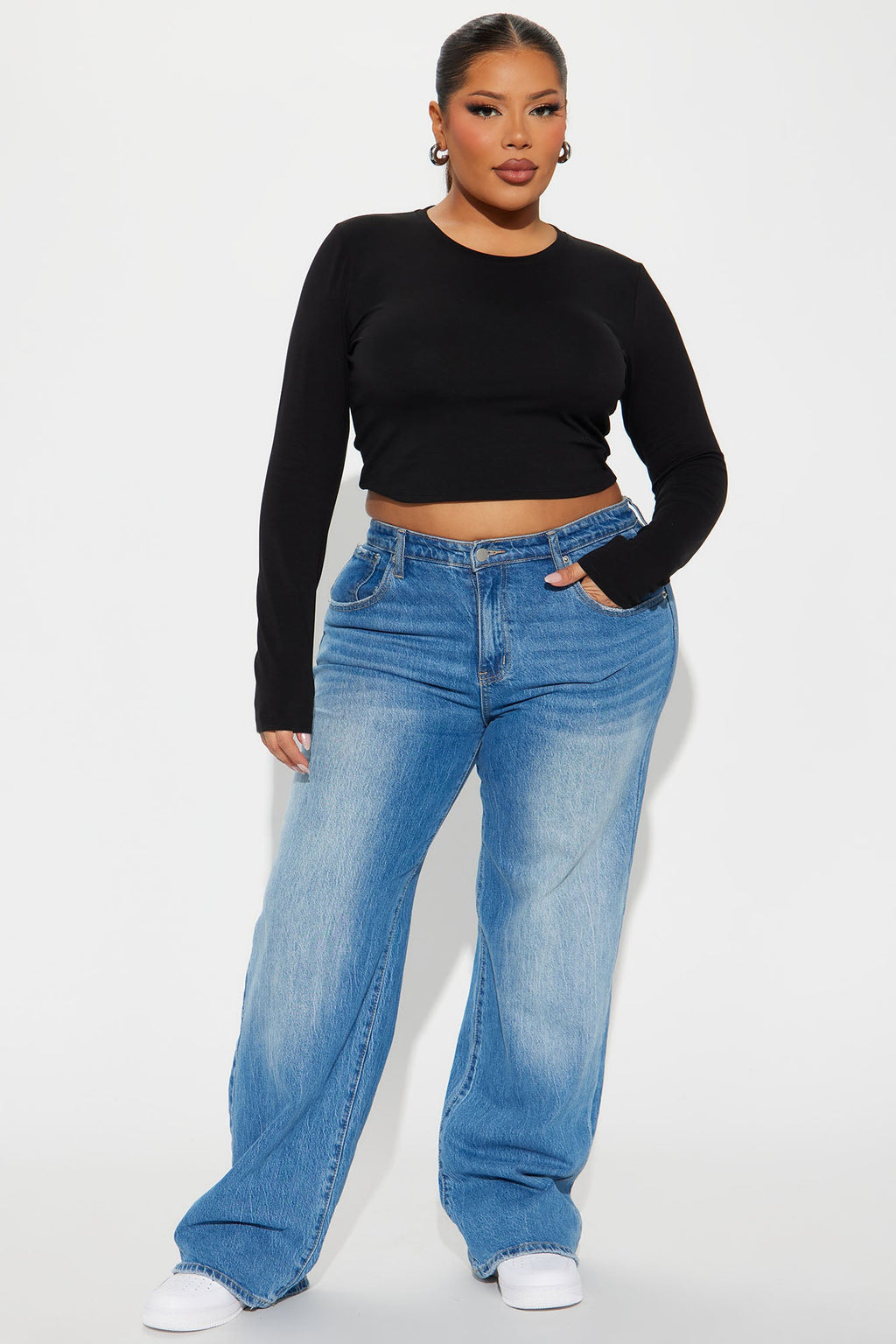 Robin Long Sleeve Top - Black