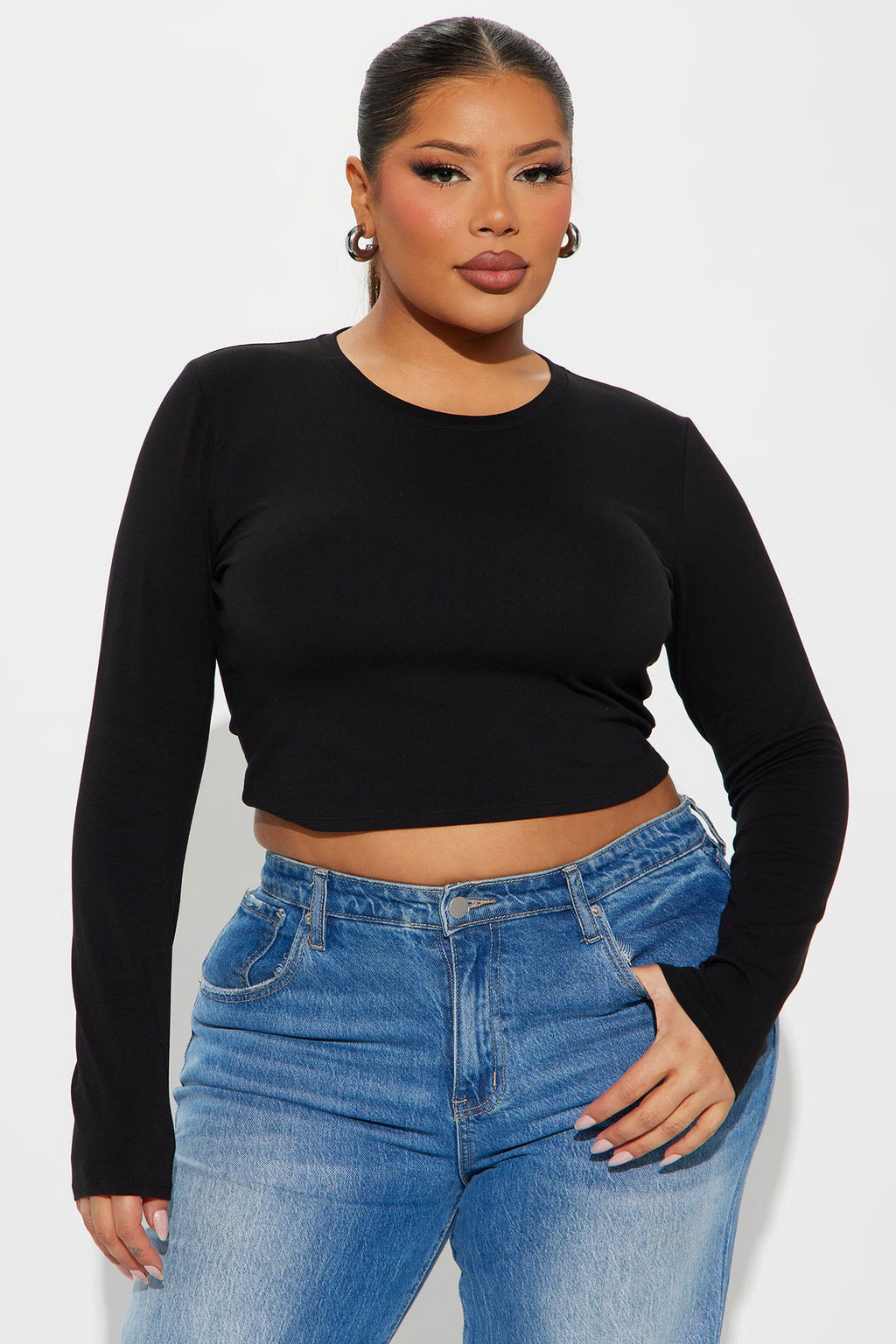 Robin Long Sleeve Top - Black