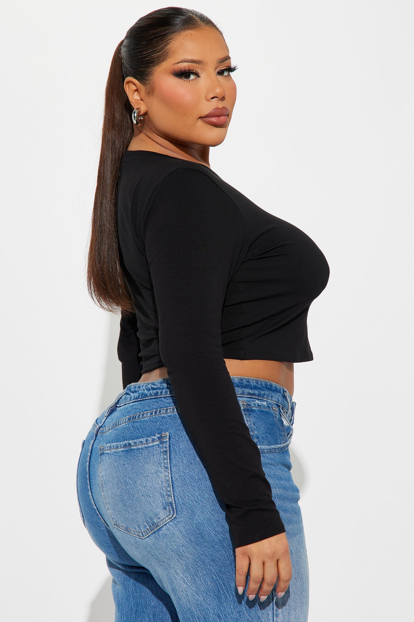 Robin Long Sleeve Top - Black