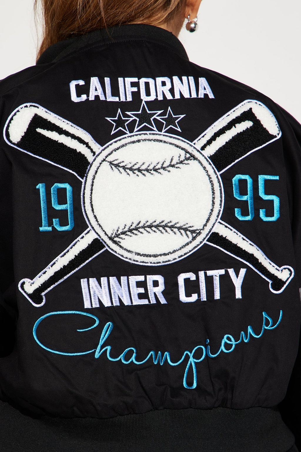LA Champions Bomber Jacket - Black