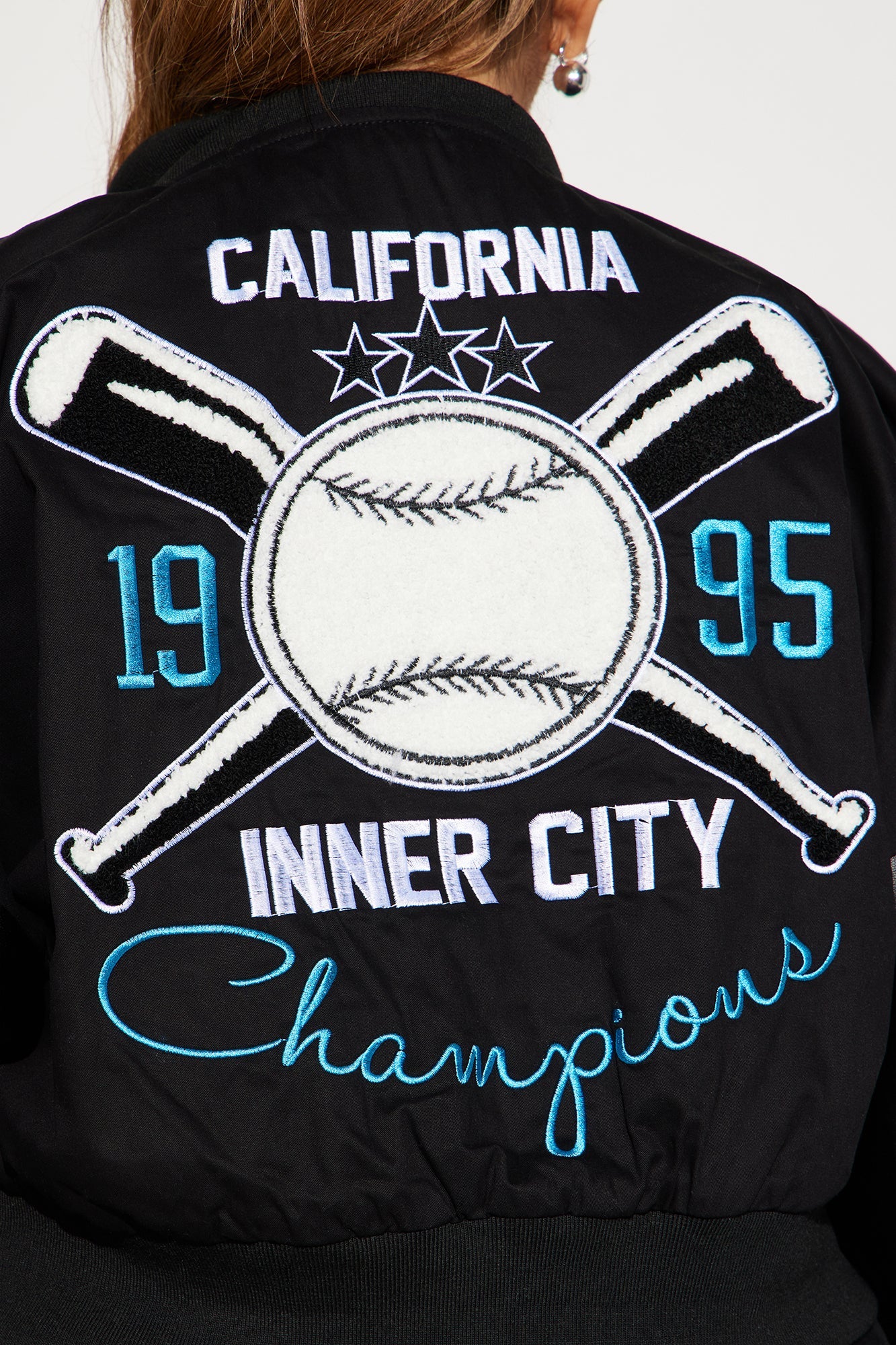 LA Champions Bomber Jacket - Black