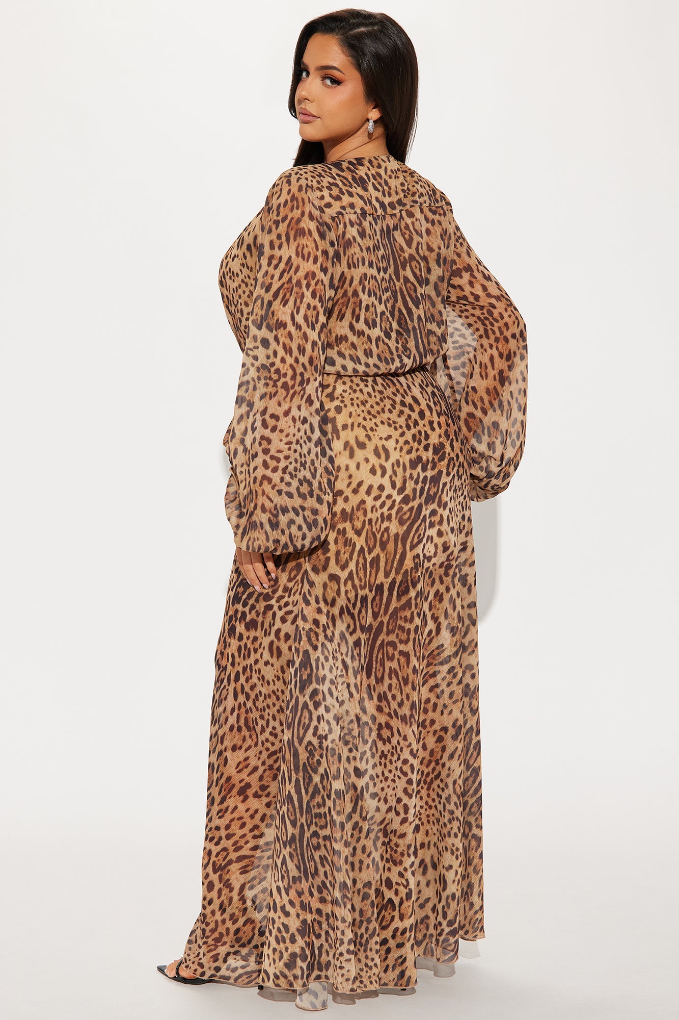 Allison Leopard Maxi Dress - Leopard