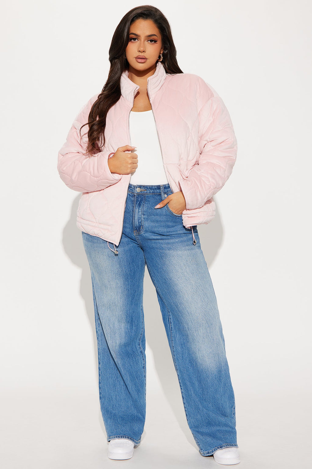 Ski Lift Lightweight Quilted Puffer Jacket - Pink