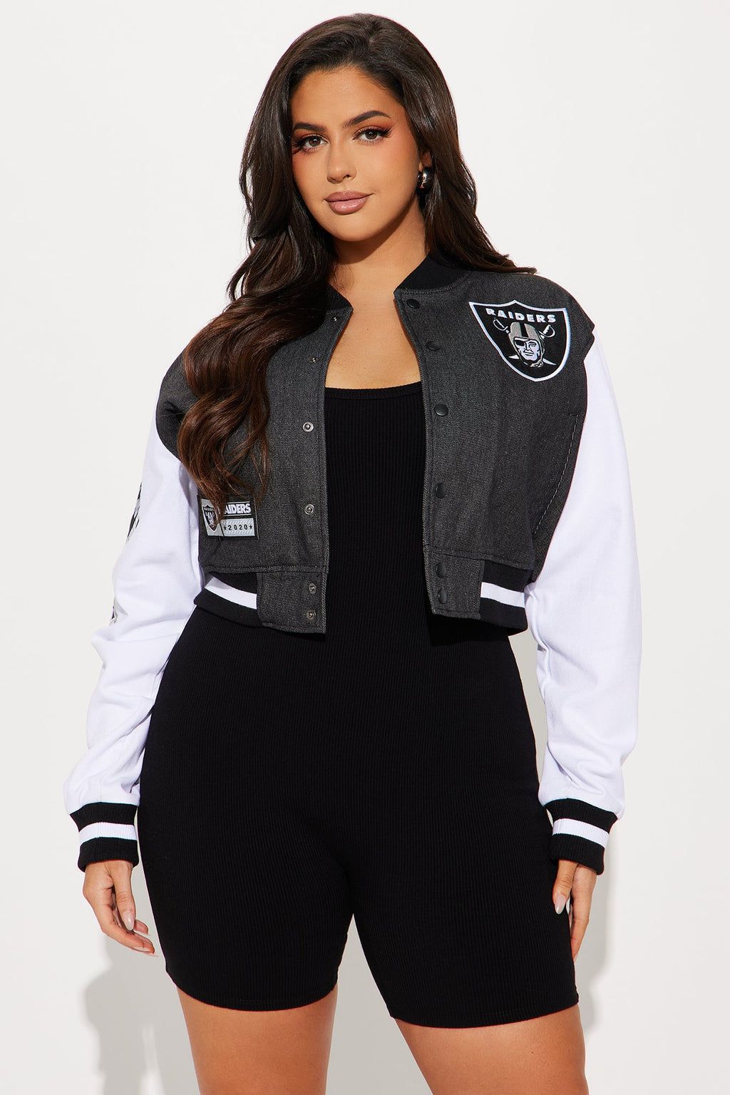 Raiders Home Game Jacket - Black Wash