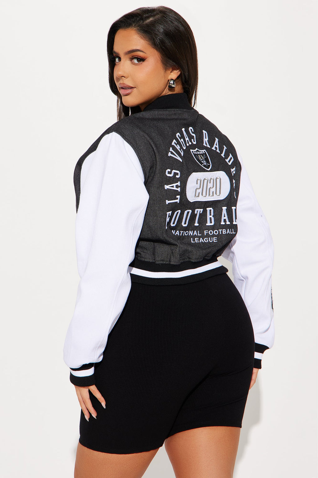 Raiders Home Game Jacket - Black Wash