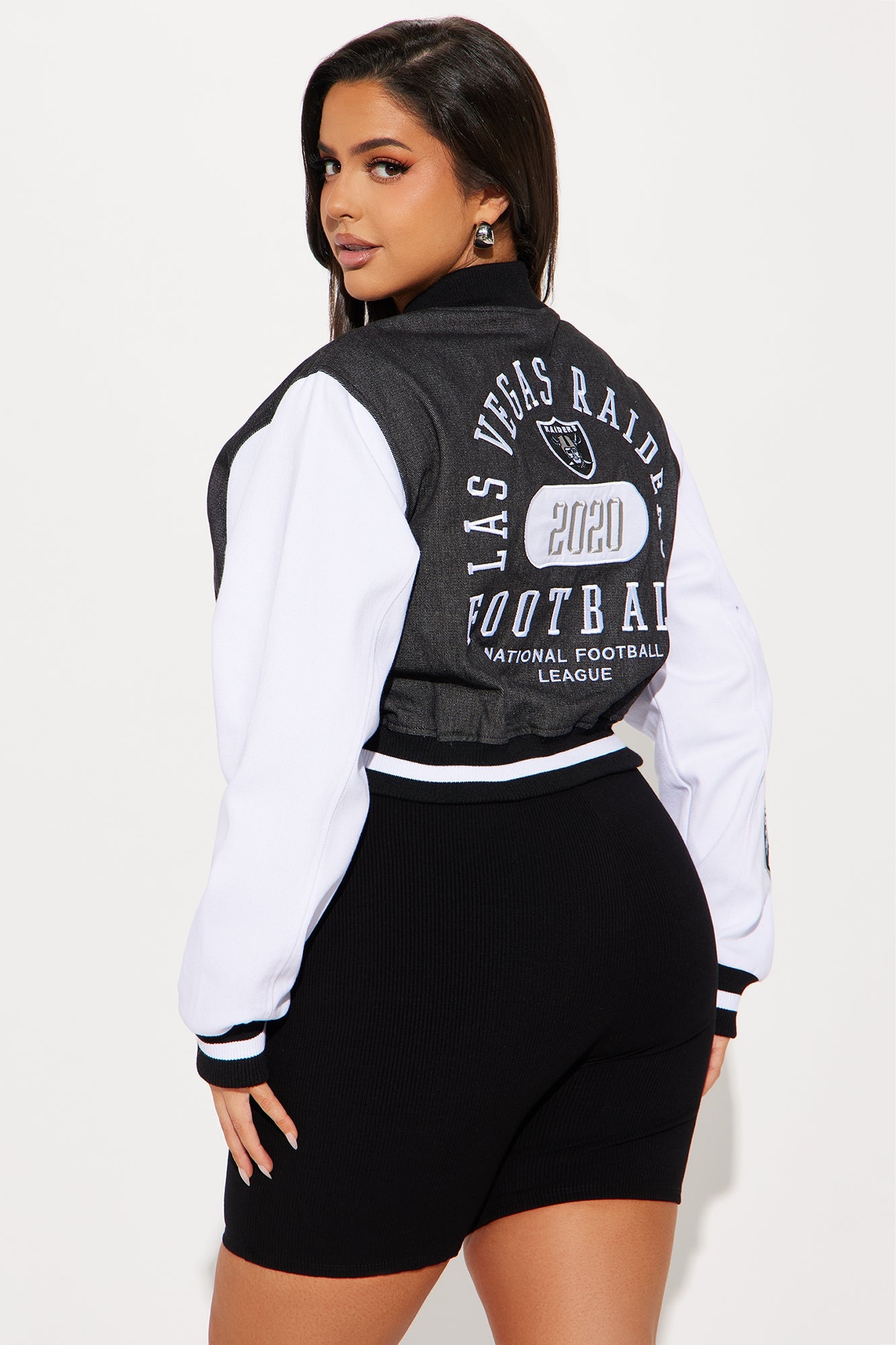 Raiders Home Game Jacket - Black Wash