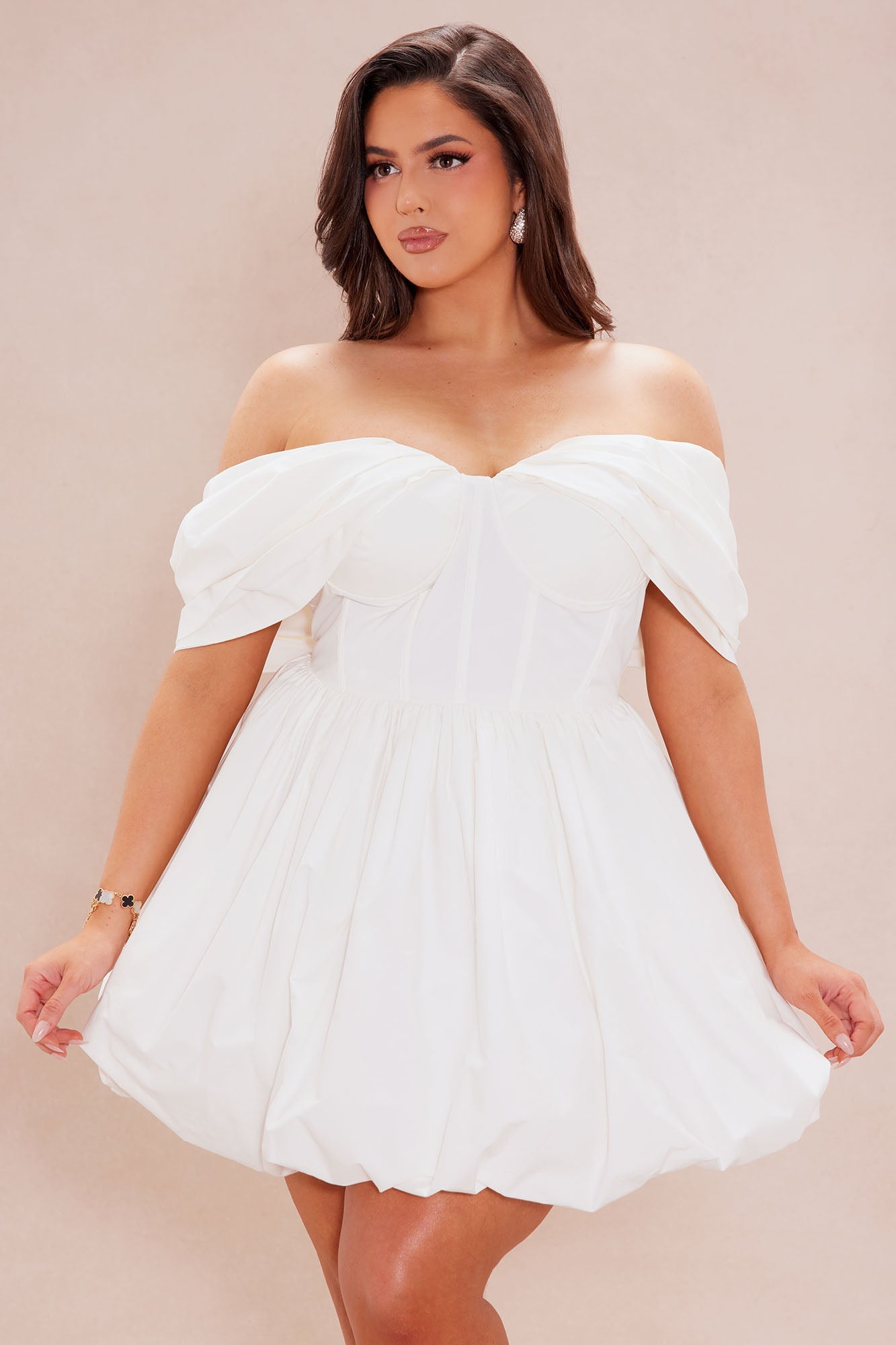 Maribelle Mini Dress - Off White