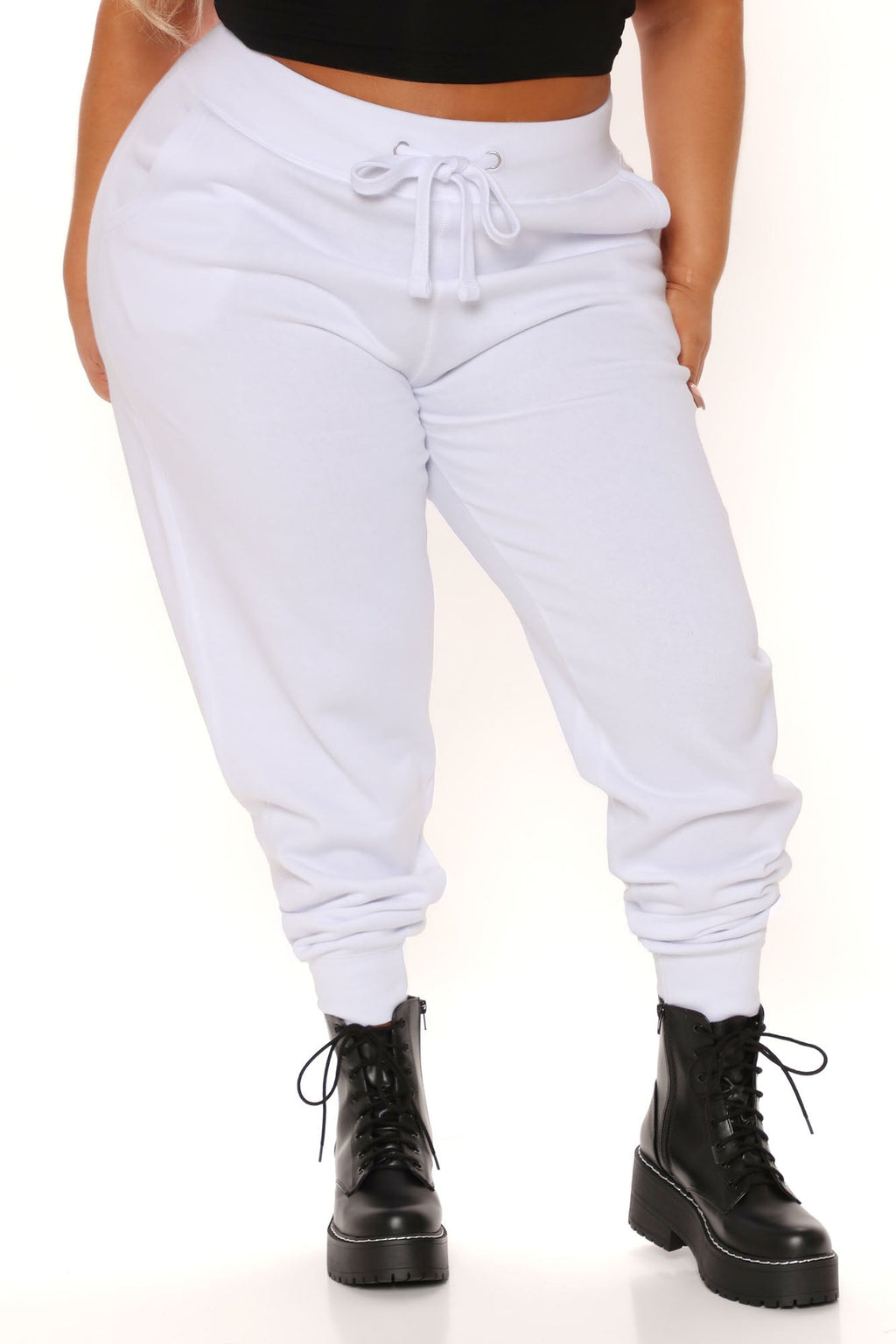 Relaxed Vibe Joggers - White