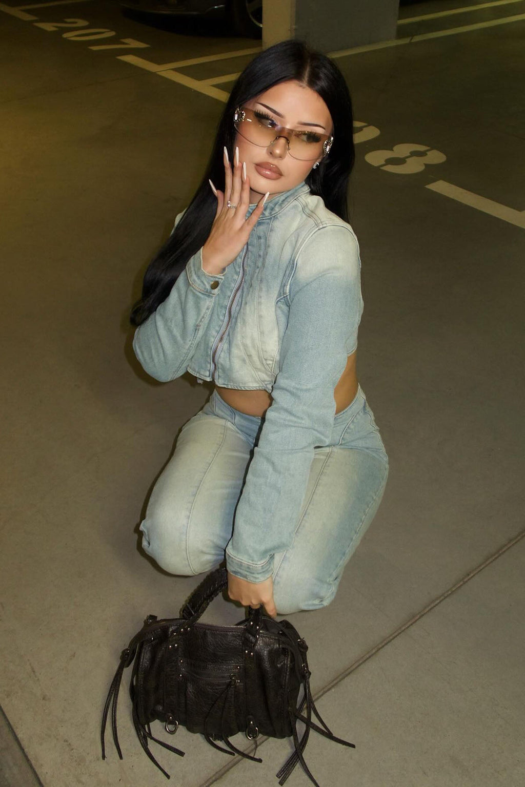 She's A Stunner Denim Jacket - Vintage Wash