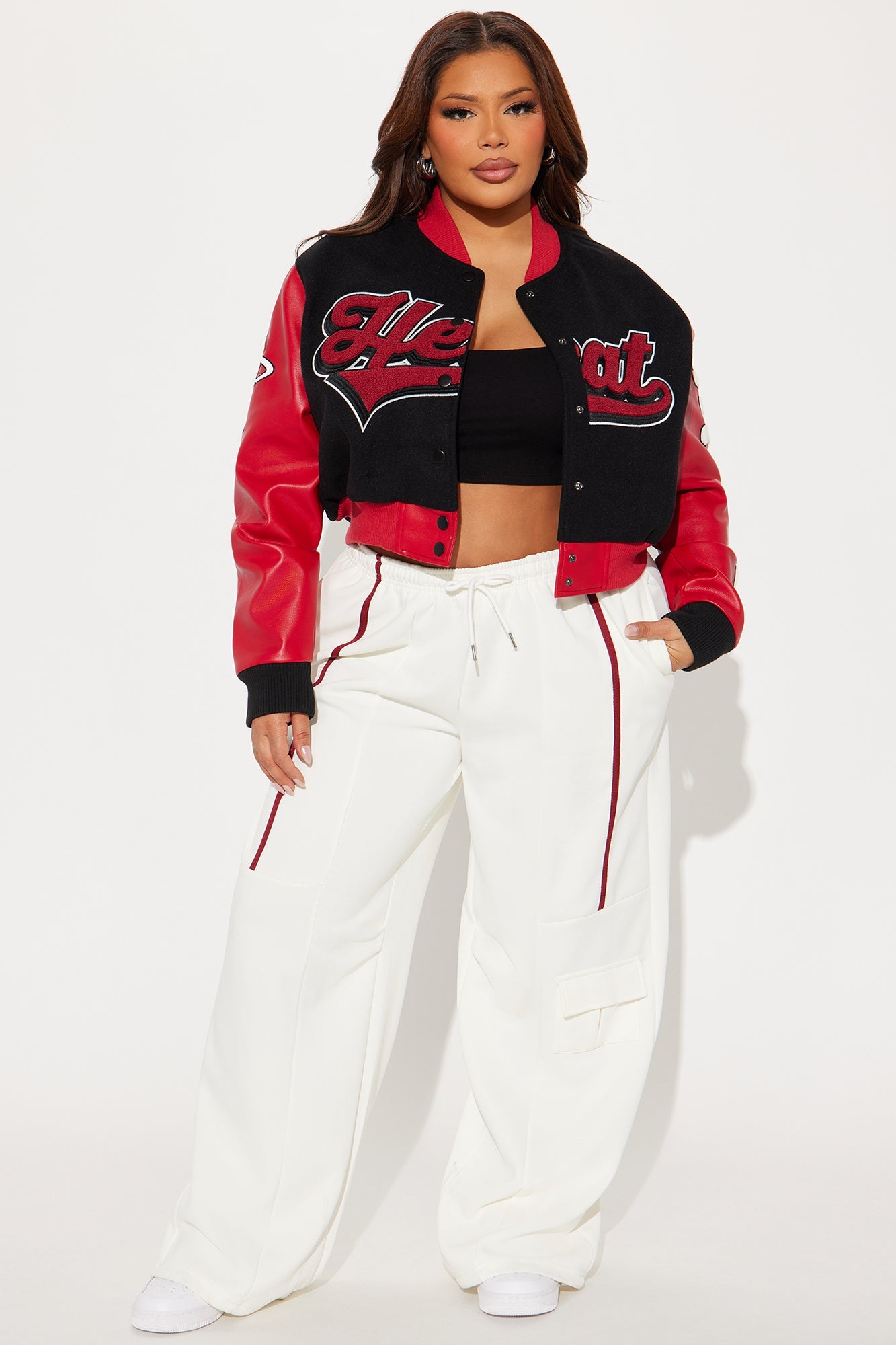 Miami Heat Bomber Jacket - Black