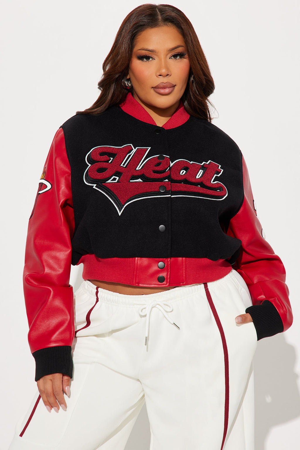 Miami Heat Bomber Jacket - Black