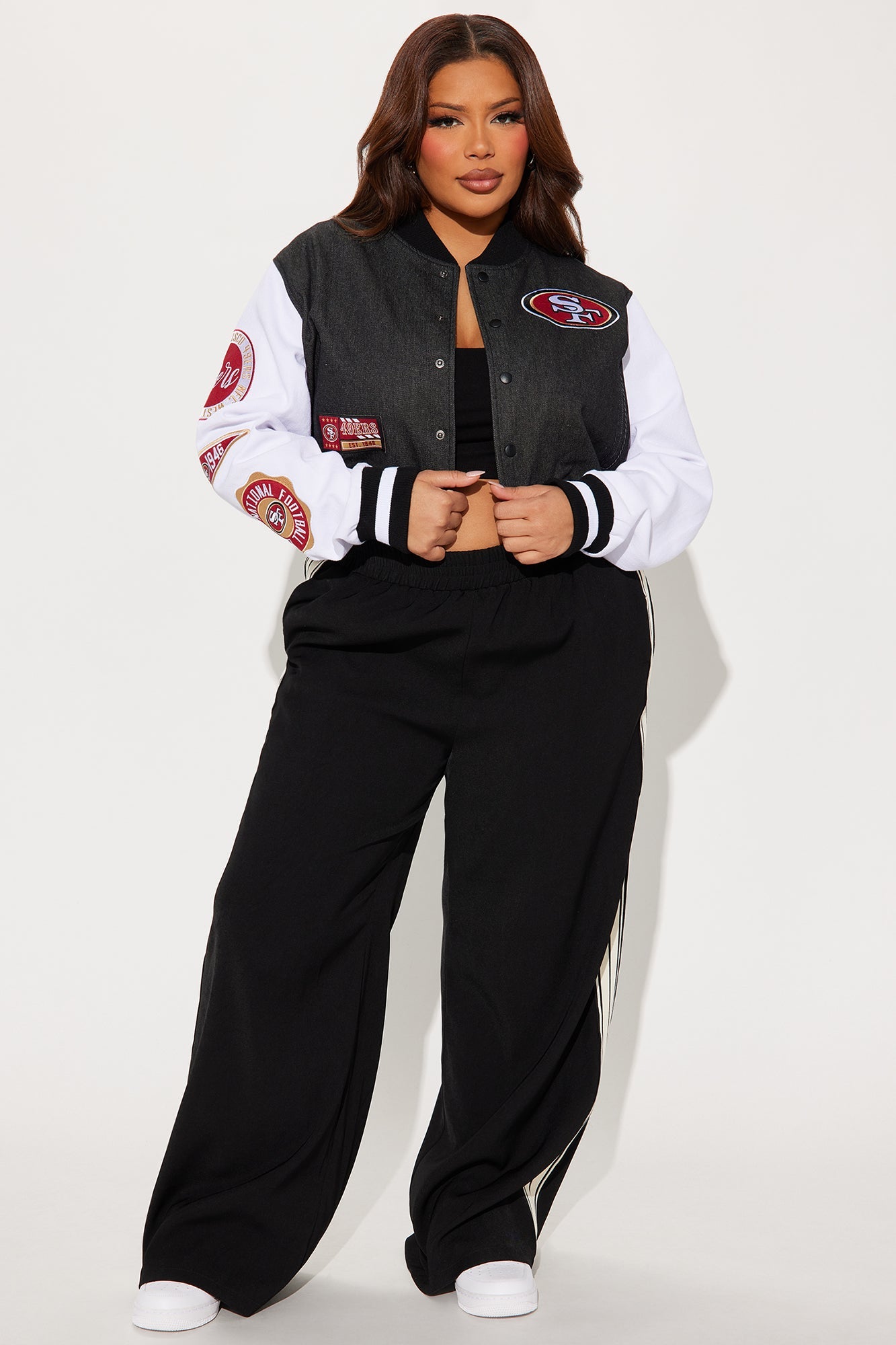 Niners Home Game Jacket - Black Wash