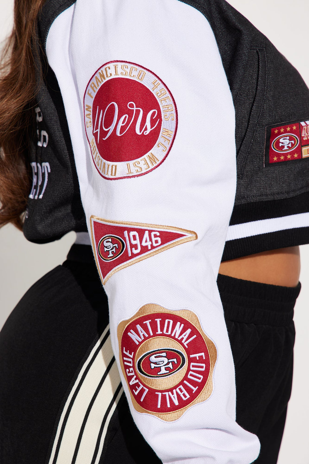 Niners Home Game Jacket - Black Wash