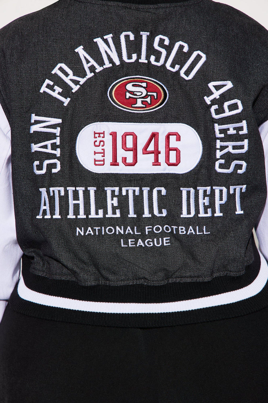 Niners Home Game Jacket - Black Wash