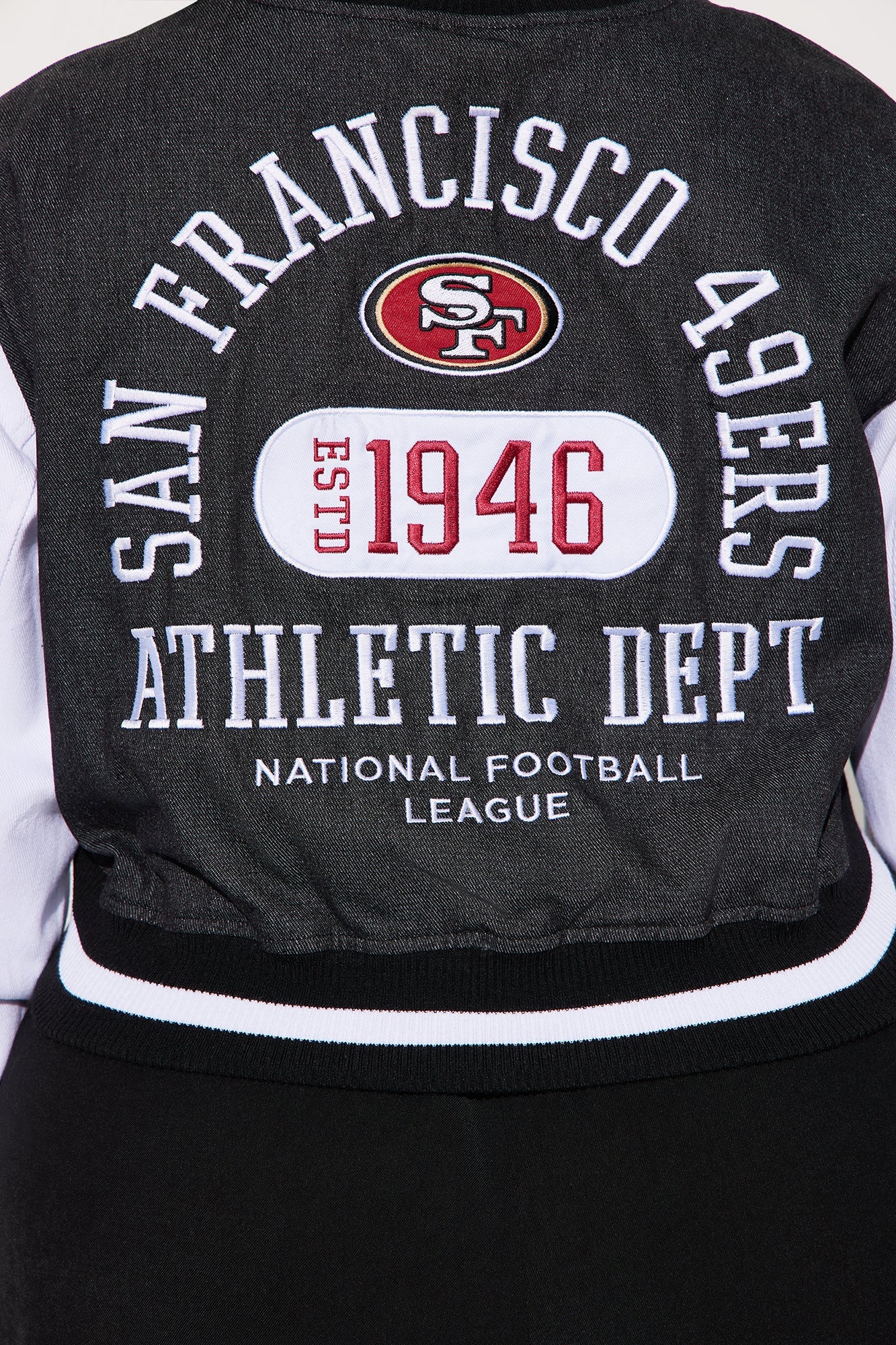 Niners Home Game Jacket - Black Wash