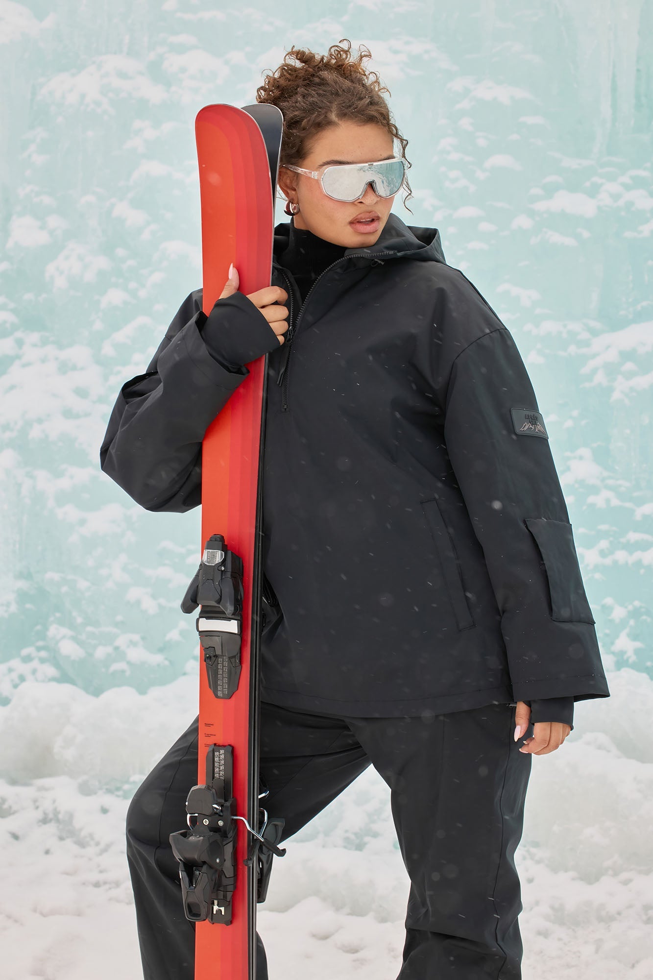 Snow Much Fun Snowboard Jacket - Black