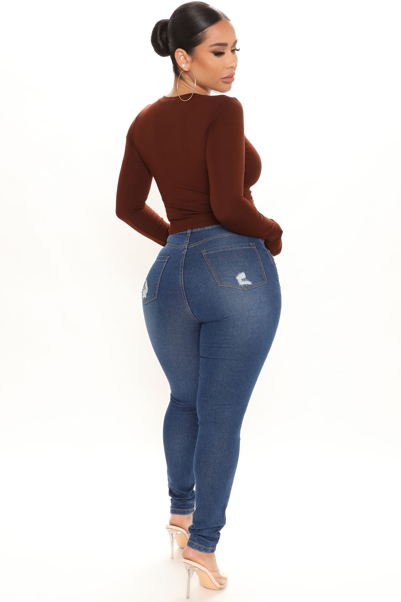 Robin Long Sleeve Top - Chocolate