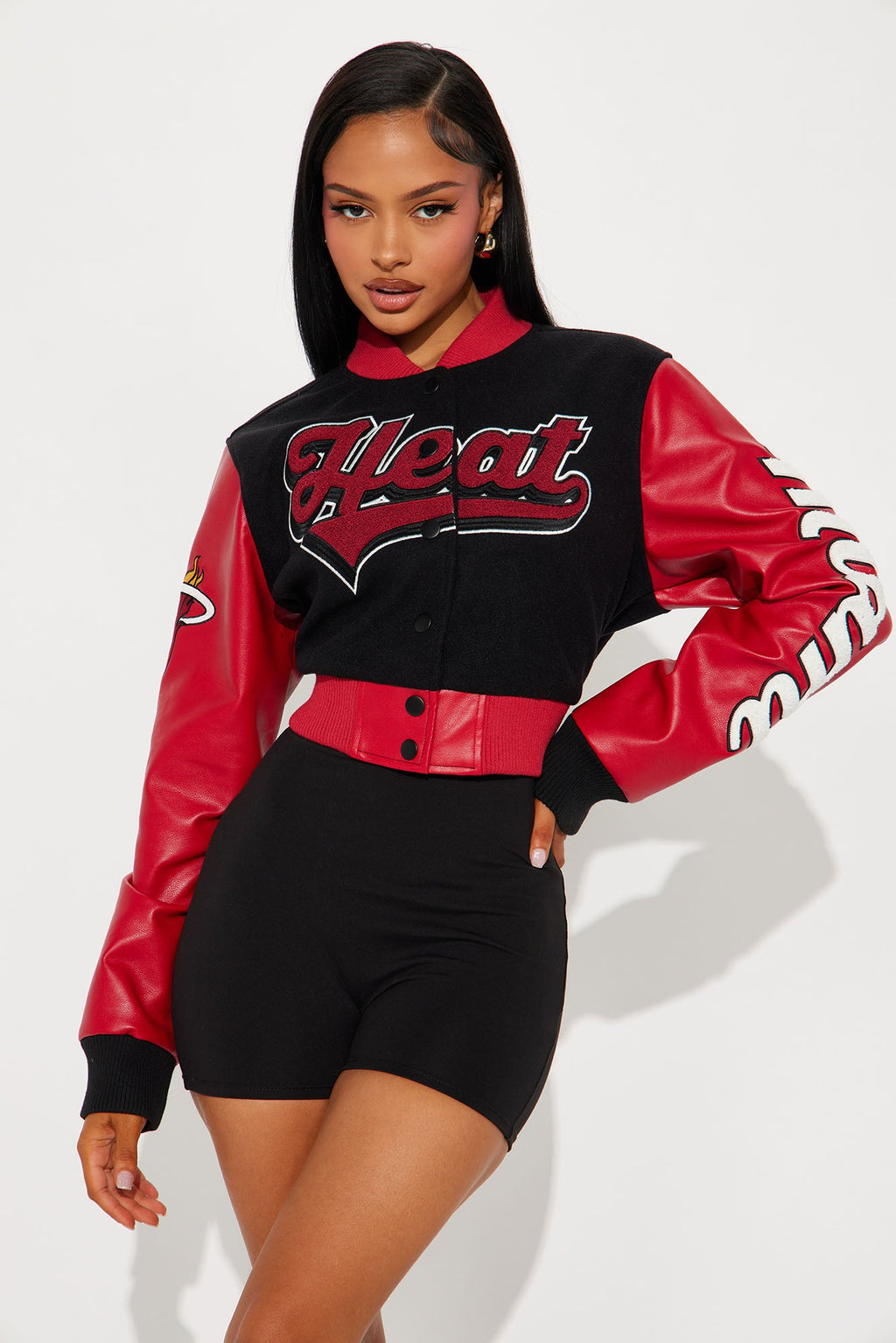 Miami Heat Bomber Jacket - Black