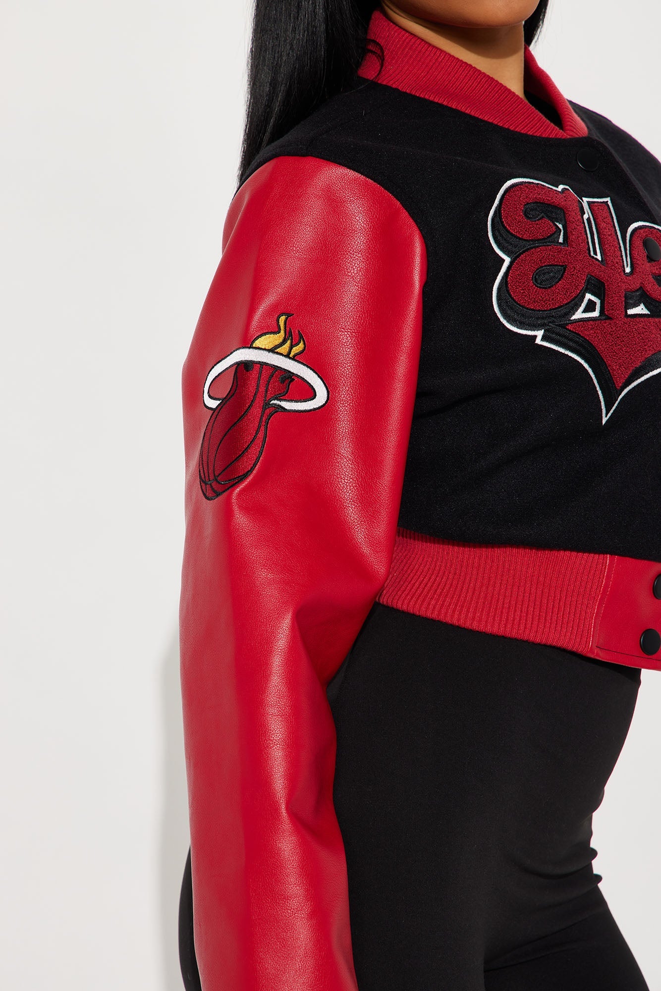 Miami Heat Bomber Jacket - Black