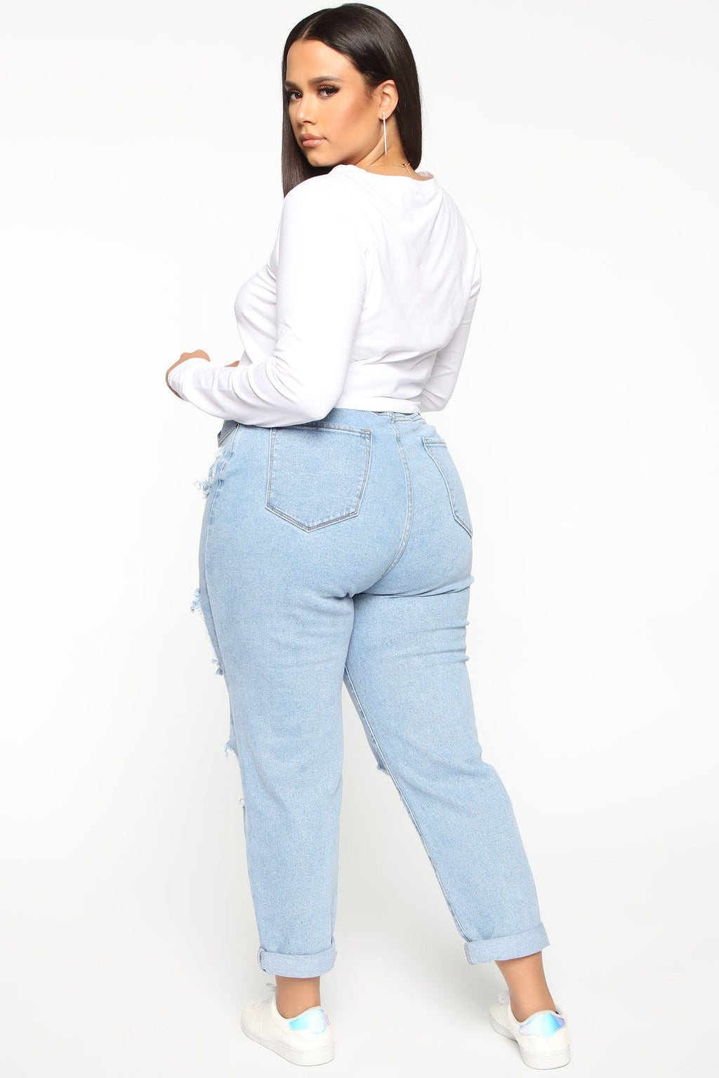 Robin Long Sleeve Top - White