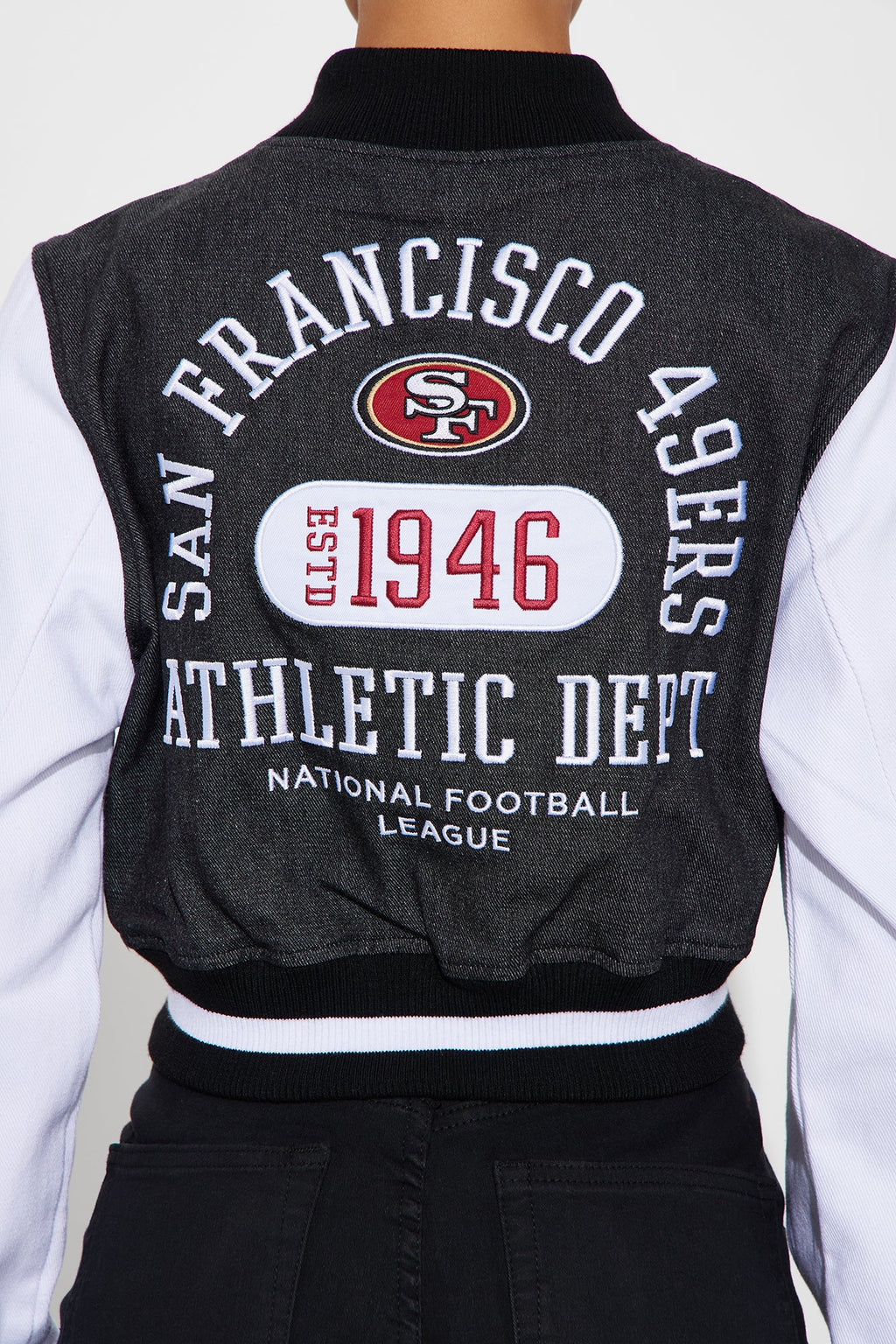 Niners Home Game Jacket - Black Wash