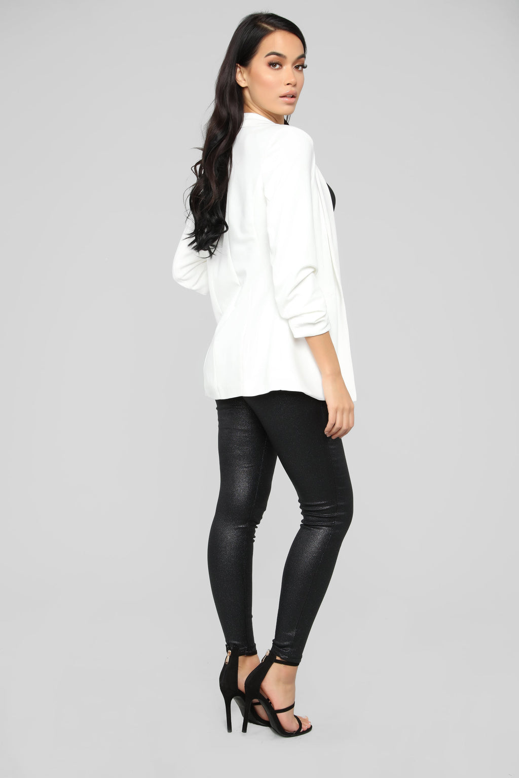 The Celine Blazer - Ivory