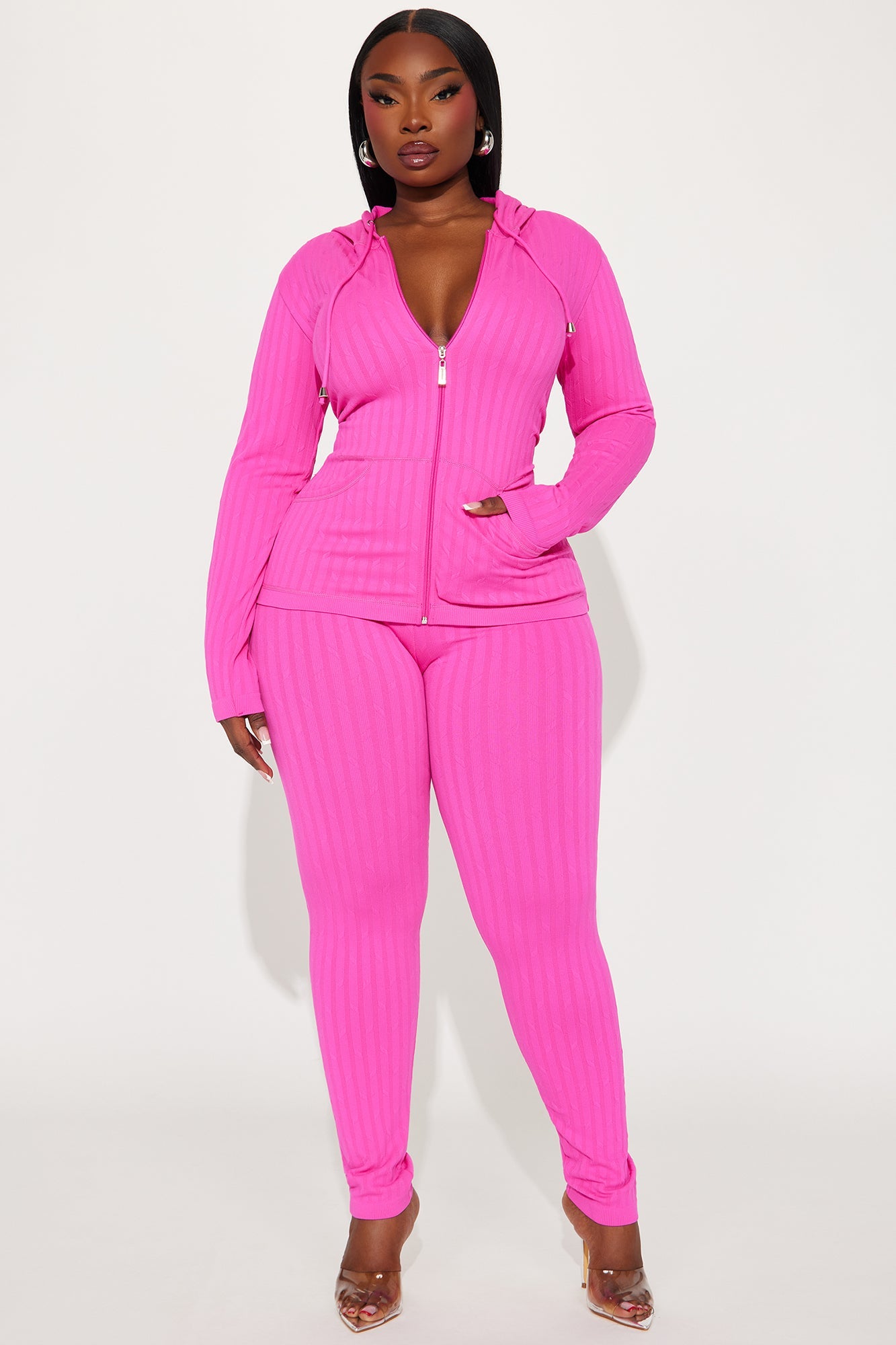 Believe It Seamless Legging Set - Hot Pink