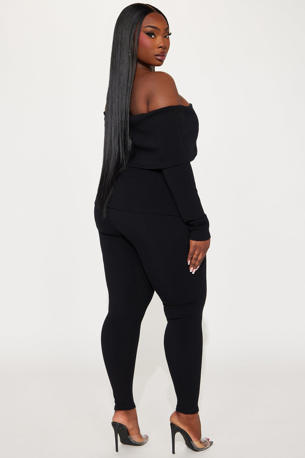 Shaila Snatched Pant Set - Black