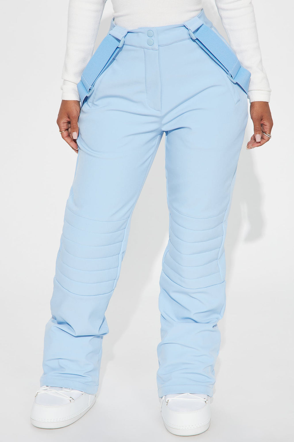Hit The Summit Ski Overall Pants - Light Blue