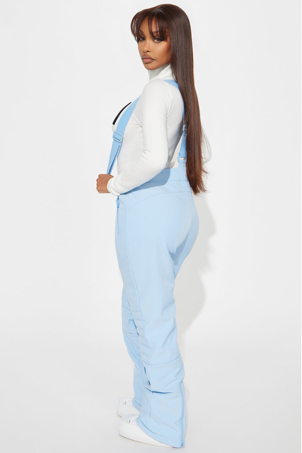 Hit The Summit Ski Overall Pants - Light Blue